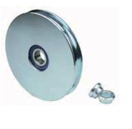 AUMON POLEA ACERO D120 UNA CANAL PUERTA PRELEVA 30112002