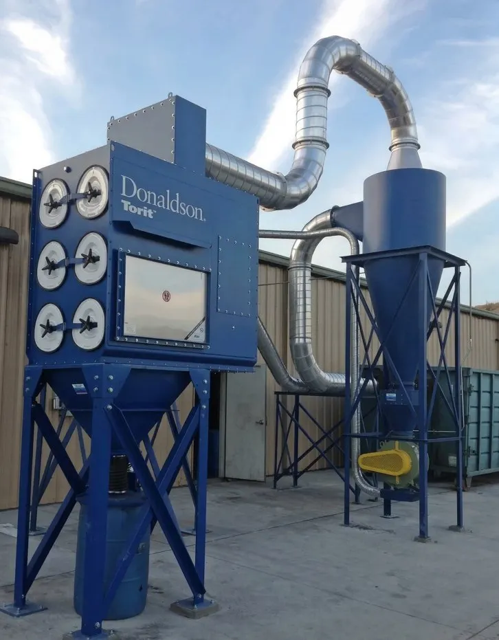 Reparación y mantenimiento de Equipos de Aspiración Captadores de Polvo DONALDSON