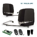 Motorline Kit Motor Articulado Motorline TELICA 24V puertas batientes hasta 2,5m 2 Hojas KIT TELICA-24V